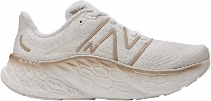 (Women) New Balance Fresh Foam X More v4 'White Gold Metallic' WMORCW4 (Women) New Balance Fresh Foam X More v4 'White Gold Metallic' WMORCW4