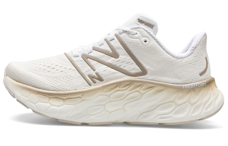 (Women) New Balance Fresh Foam X More v4 'White Gold Metallic' WMORCW4
