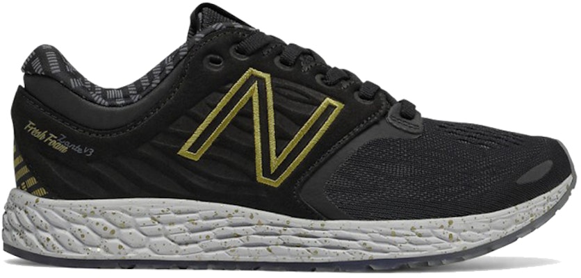 (Women) New Balance Fresh Foam Zante v3 NYC 'Black Gold White' WZANTNY3 Order (Women) New Balance Fresh Foam Zante v3 NYC 'Black Gold White' WZANTNY3