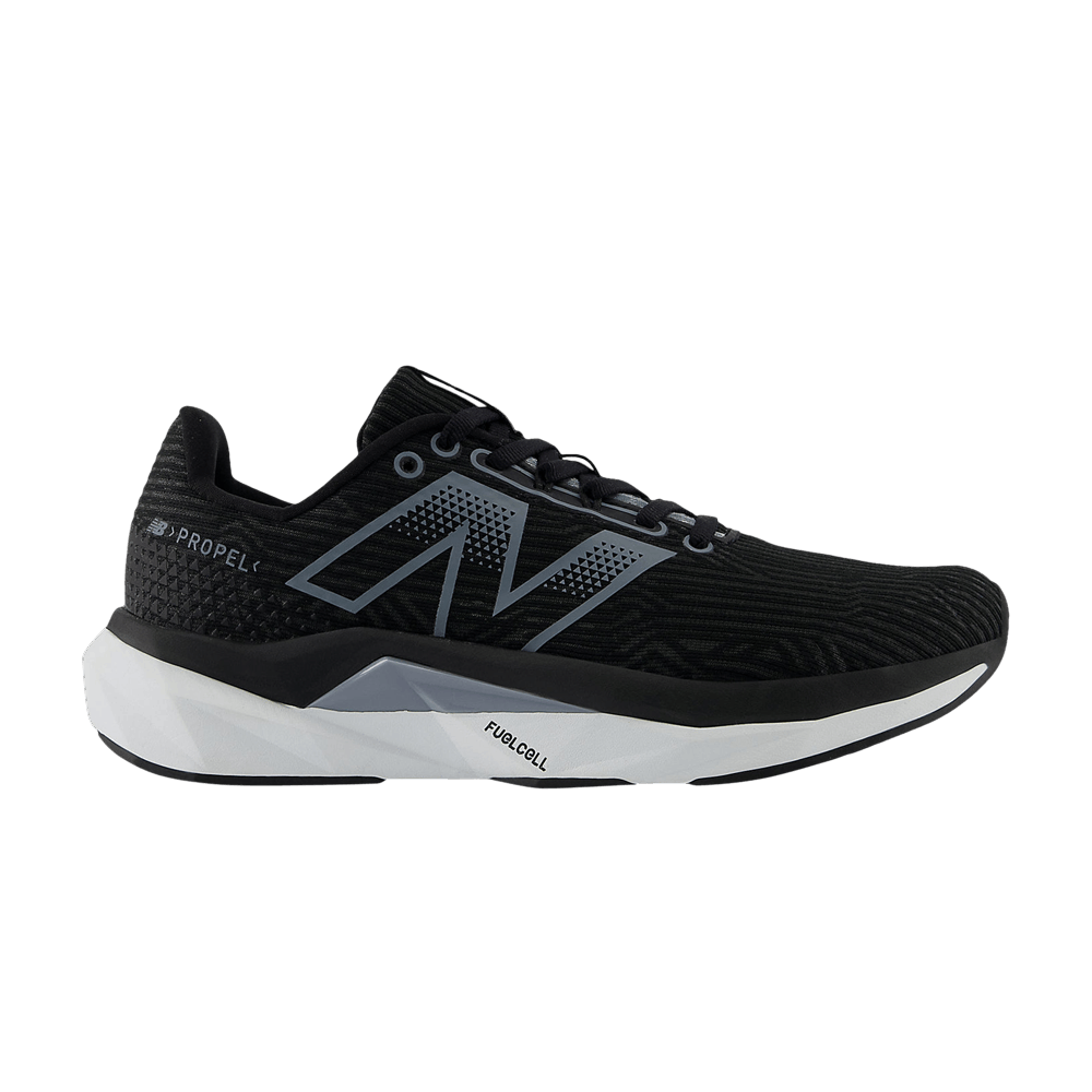 (Women) New Balance FuelCell Propel v5 Wide 'Black Steel White' WFCPRLB5-D