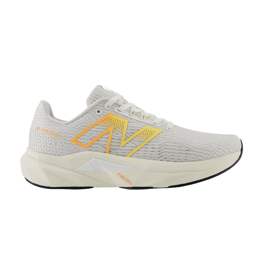 (Women) New Balance FuelCell Propel v5 Wide 'White Hot Mango' WFCPRCF5-D