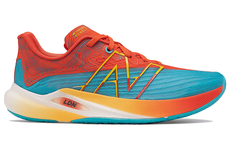 Order New Balance NB FuelCell Rebel v2 "倫敦版" 低幫 跑步鞋 女款 橙色