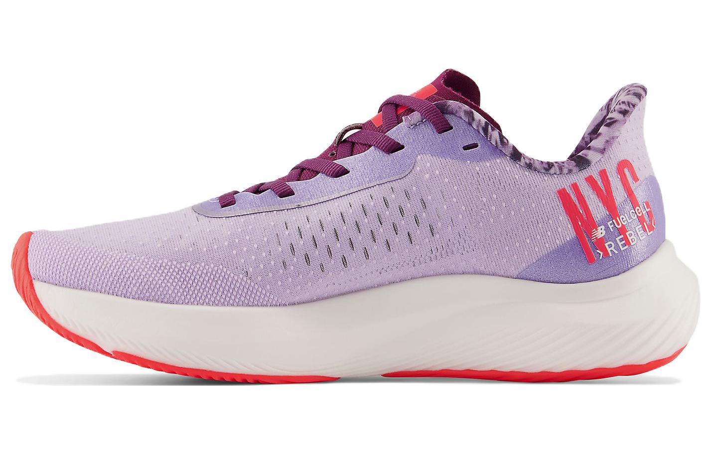 (Women) New Balance FuelCell Rebel V3 'Purple White Orange' WFCXNY3