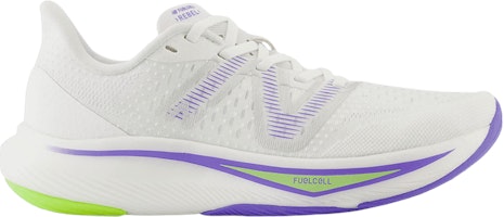 (Women) New Balance FuelCell Rebel v3 Wide 'White Electric Indigo' WFCXCC3-D (Women) New Balance FuelCell Rebel v3 Wide 'White Electric Indigo' WFCXCC3-D