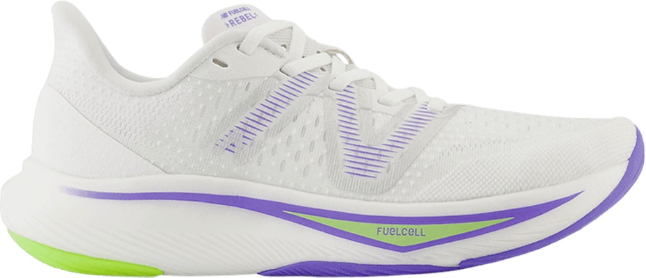 (Women) New Balance FuelCell Rebel v3 Wide 'White Electric Indigo' WFCXCC3-D Buy (Women) New Balance FuelCell Rebel v3 Wide 'White Electric Indigo' WFCXCC3-D