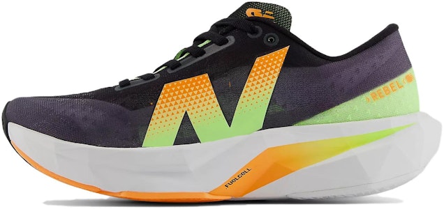 (W) New Balance FuelCell Rebel v4 'Hitam Putih Peach' WFCXCG4 Buy (W) New Balance FuelCell Rebel v4 'Hitam Putih Peach' WFCXCG4