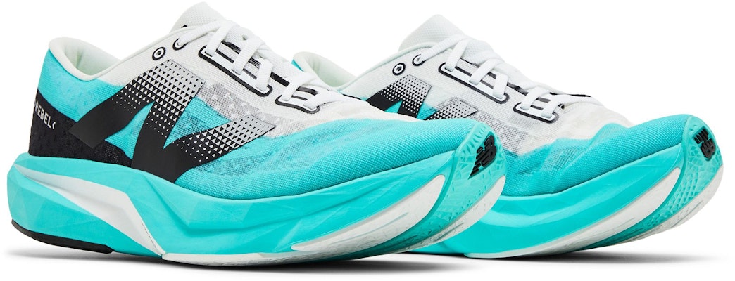 (W) New Balance FuelCell Rebel v4 'Cyber Jade' Hijau Jade WFCXCJ4 1