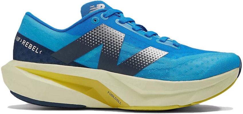 (W) New Balance FuelCell Rebel v4 'Spice Blue Limelight' Sepatu Pria WFCXLB4 Order (W) New Balance FuelCell Rebel v4 'Spice Blue Limelight' Sepatu Pria WFCXLB4