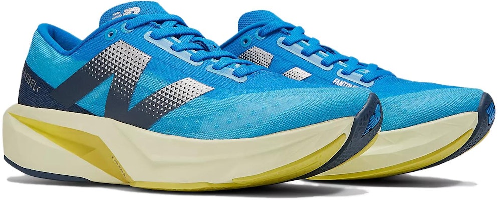 (W) New Balance FuelCell Rebel v4 'Spice Blue Limelight' Sepatu Pria WFCXLB4 Lookbook (W) New Balance FuelCell Rebel v4 'Spice Blue Limelight' Sepatu Pria WFCXLB4