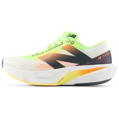 (Women) New Balance FuelCell Rebel v4 'White Bleached Lime Glow'
