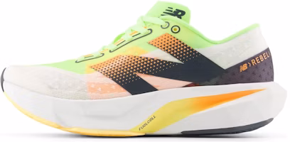 (Women) New Balance FuelCell Rebel v4 'White Bleached Lime Glow' WFCXLA4 (Women) New Balance FuelCell Rebel v4 'White Bleached Lime Glow' WFCXLA4