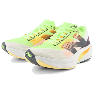 (Women) New Balance FuelCell Rebel v4 'White Bleached Lime Glow'
