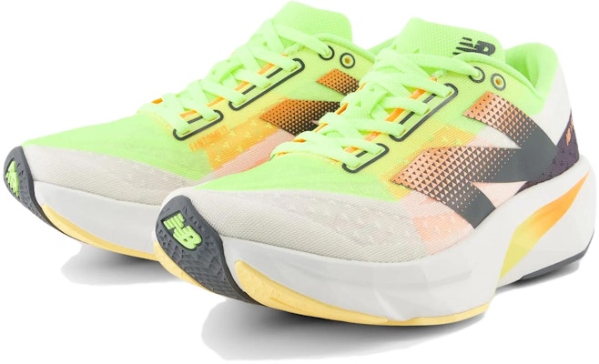 (Women) New Balance FuelCell Rebel v4 'White Bleached Lime Glow' WFCXLA4 Lookbook (Women) New Balance FuelCell Rebel v4 'White Bleached Lime Glow' WFCXLA4