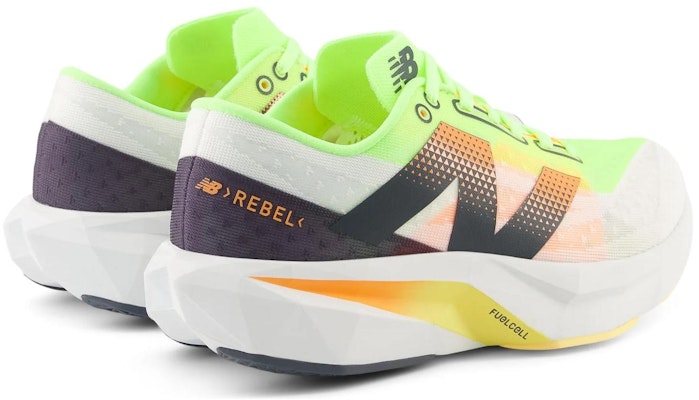 (Women) New Balance FuelCell Rebel v4 'White Bleached Lime Glow' WFCXLA4 Shop (Women) New Balance FuelCell Rebel v4 'White Bleached Lime Glow' WFCXLA4