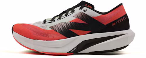 (Women) New Balance FuelCell Rebel v4 Running Shoes Red Black White Comfortable Low-top WFCXEP4 (Women) New Balance FuelCell Rebel v4 Running Shoes Red Black White Comfortable Low-top WFCXEP4