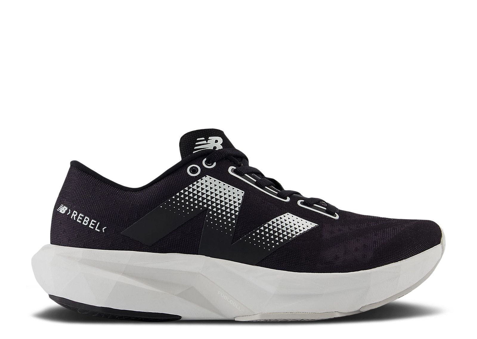 (Women) New Balance FuelCell Rebel v4 Wide 'Black White Grey Matter' WFCXCE4-D