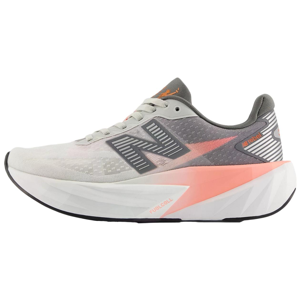(Women) New Balance FuelCell Rebel v5 NYC Marathon Running Shoes Orange/Grey WFCXNY5