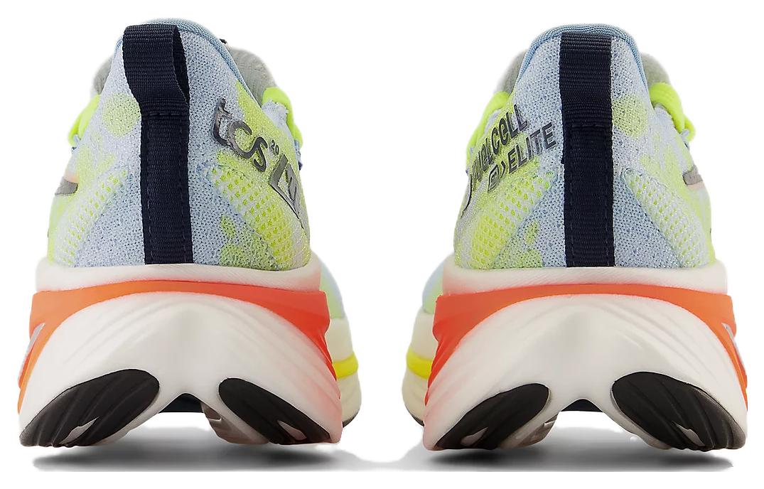 Shop New Balance NB FuelCell SuperComp Elite v3 倫敦馬拉松 防滑耐磨 低筒 跑步鞋 女款 藍黃橘