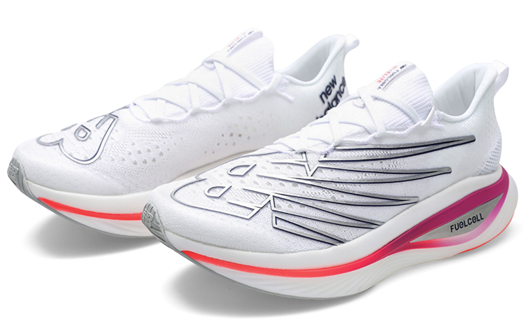 Shop (Women) New Balance FuelCell SuperComp Elite v3 'White Blue Magenta' WRCELLE3