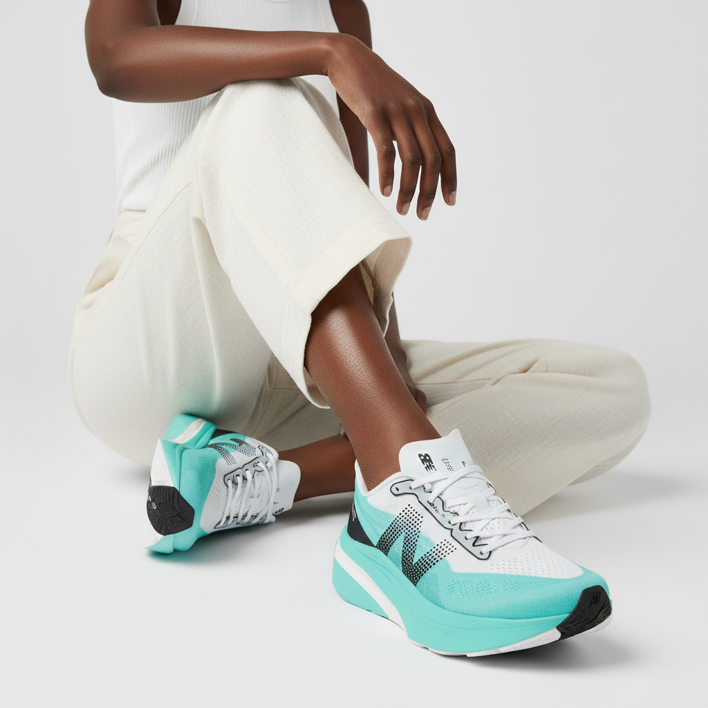 Order (W) New Balance FuelCell SuperComp Elite v4 'Cyber Jade' lelaki/wanita. WRCELCT4