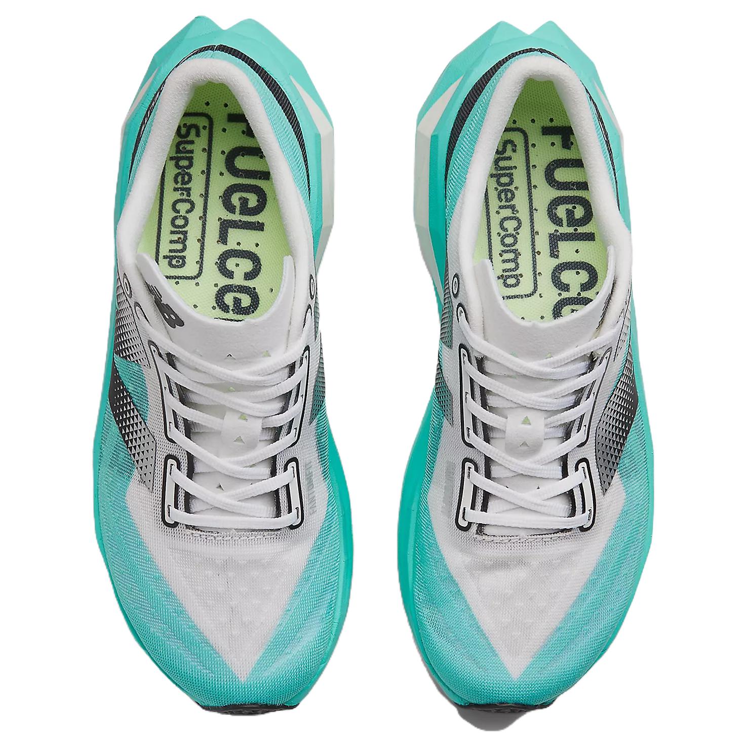 Details for (W) New Balance FuelCell SuperComp Elite v4 'Cyber Jade' lelaki/wanita. WRCELCT4