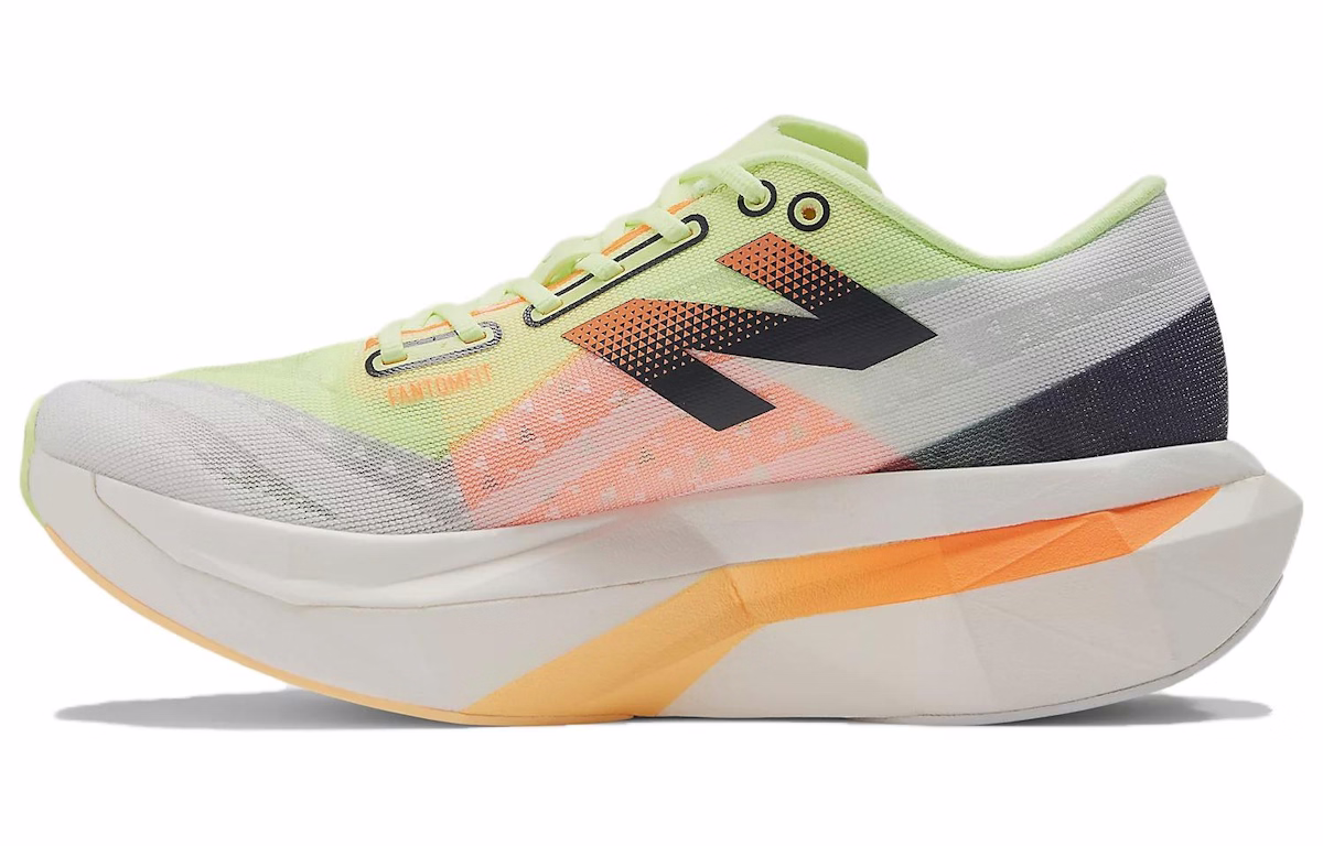(Women) New Balance FuelCell SuperComp Elite v4 'White Lime Mango'