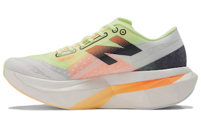 (Women) New Balance FuelCell SuperComp Elite v4 'White Lime Mango'