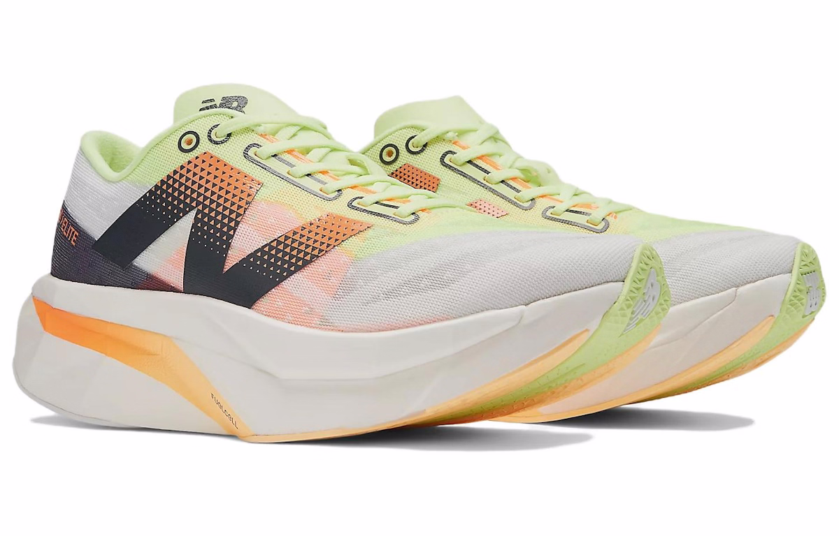 (Women) New Balance FuelCell SuperComp Elite v4 'White Lime Mango'