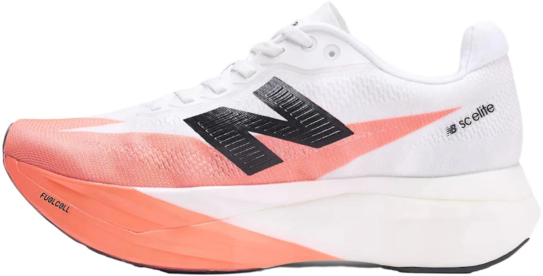 (Women) New Balance FuelCell SuperComp Elite v5 White Red Breathable Running Shoes WRCELLR5 Buy (Women) New Balance FuelCell SuperComp Elite v5 White Red Breathable Running Shoes WRCELLR5