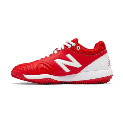 (W) NB Fusev2 Turf Red/White