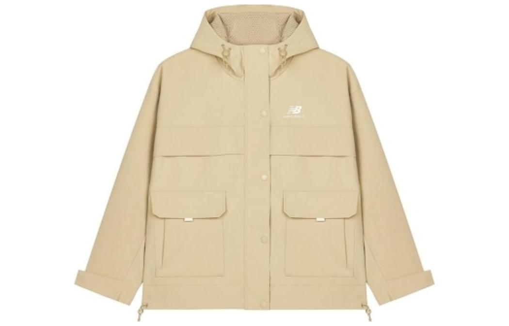 Order (W) New Balance FW22 卡其戶外連帽工裝外套 AWJ23315-INC