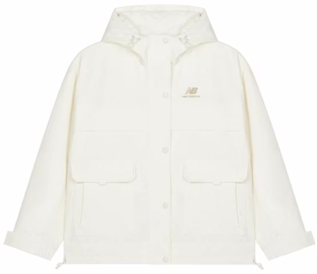 (W) New Balance FW22 Jaket Hoodie Tenun Off-White AWJ23315-CIC Buy (W) New Balance FW22 Jaket Hoodie Tenun Off-White AWJ23315-CIC