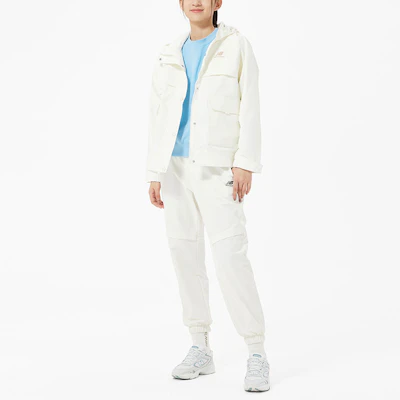 (W) New Balance FW22 Jaket Hoodie Tenun Off-White AWJ23315-CIC Purchase (W) New Balance FW22 Jaket Hoodie Tenun Off-White AWJ23315-CIC