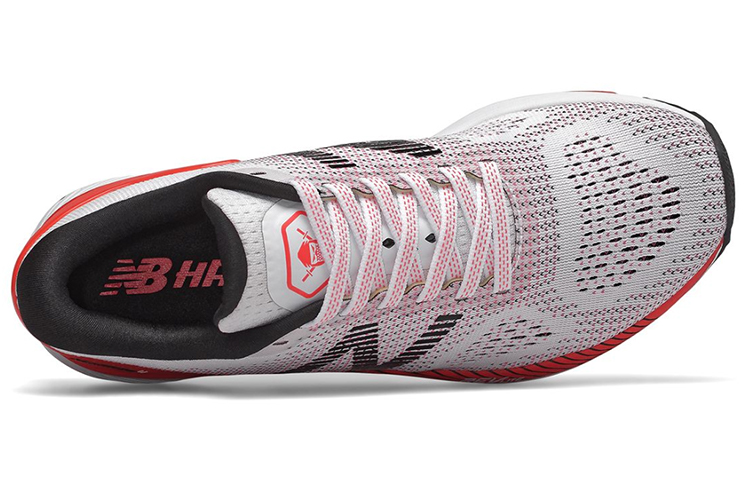Lookbook New Balance Hanzo U v2 輕便低幫跑步鞋 女款 紅白色