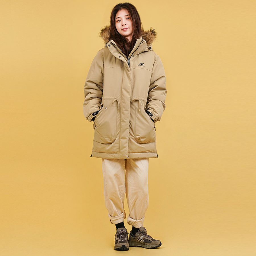 Purchase (W) New Balance 連帽保暖羽絨外套 米色 NPA46012-BEI