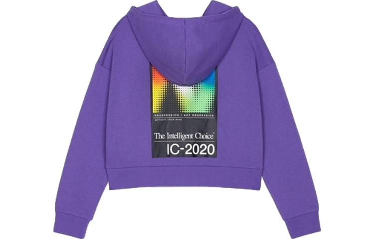 (Women) New Balance Hoodie Full-Zip Jacket in Dark Purple Lilac WJ03512MVT