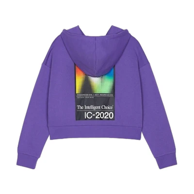 (Women) New Balance Hoodie Full-Zip Jacket in Dark Purple Lilac WJ03512MVT