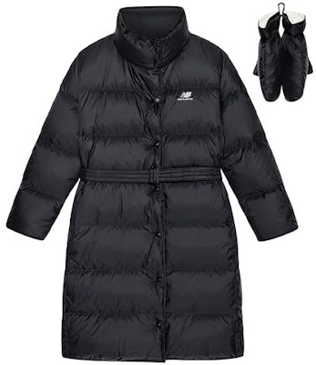 (Women) New Balance IU Series Black Long Down Jacket Winter Collection. 5PB4U162-BK Lookbook (Women) New Balance IU Series Black Long Down Jacket Winter Collection. 5PB4U162-BK