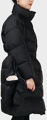 (Women) New Balance IU Series Black Long Down Jacket Winter Collection. 5PB4U162-BK Details for (Women) New Balance IU Series Black Long Down Jacket Winter Collection. 5PB4U162-BK