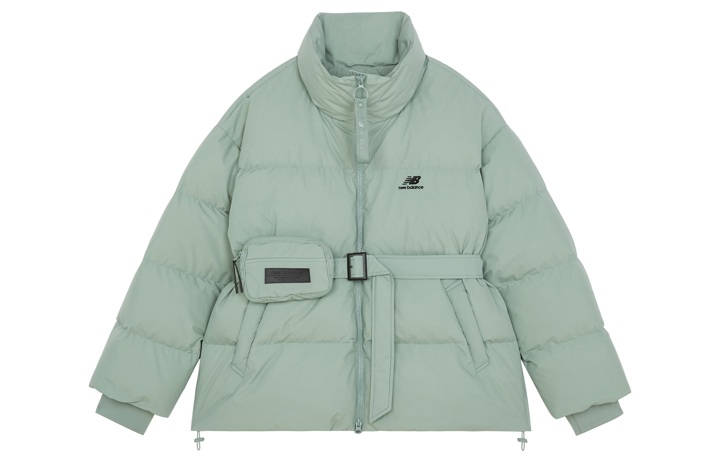 Order (Women) New Balance IU Series Solid Color Down Jacket Winter Light Green. 5PB4U242-MT