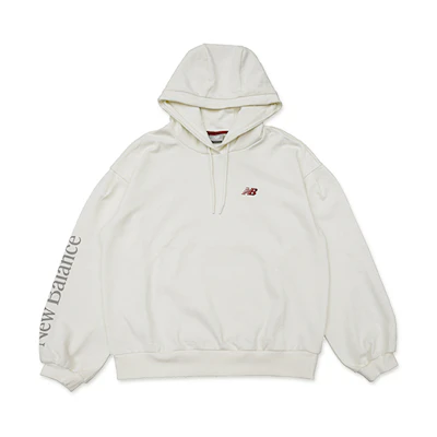 (Women) New Balance Ivory Lantern Sleeve Pullover Sweatshirt Casual NC933032-IV