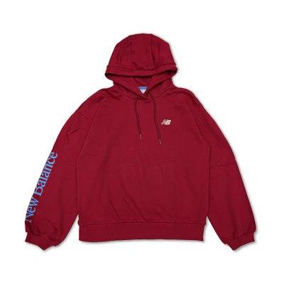 (Women) New Balance Lantern Sleeve Pullover Burgundy Sweatshirt NC933032-BUR