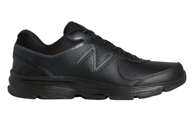 (W) NB Leather 411 v2 'Black' 圖 2