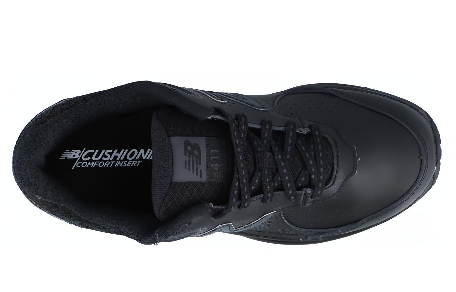 (W) NB Leather 411 v2 'Black' 圖 3