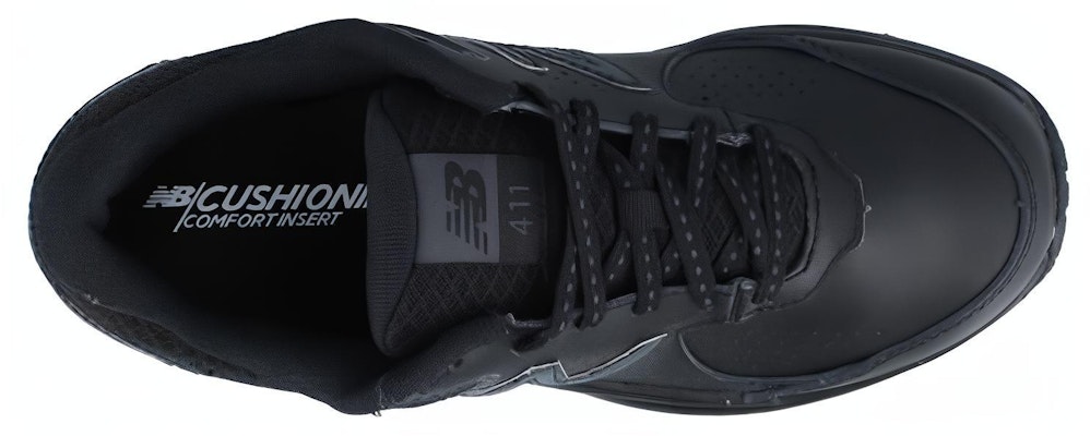 (Women) New Balance Leather 411 v2 'Black' WW411BK2 Lookbook (Women) New Balance Leather 411 v2 'Black' WW411BK2