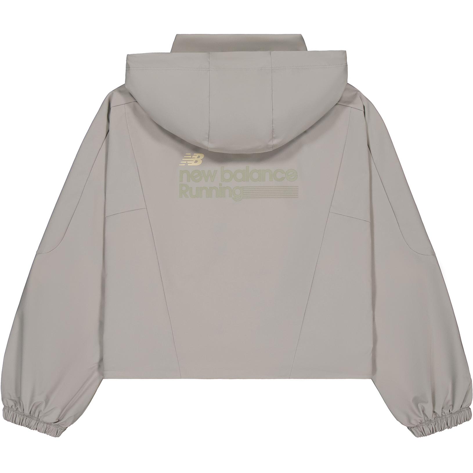 (Women) New Balance Letter Logo Woven Hooded Jacket in Dark Grey NAE34042-DKG 圖 3