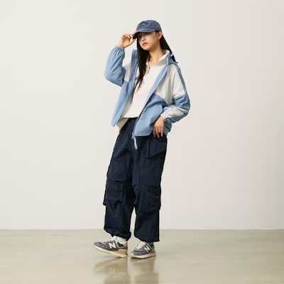 (W) New Balance 轻便户外连帽夹克 湖水蓝 休闲时尚款 NAE34062-DBL 5