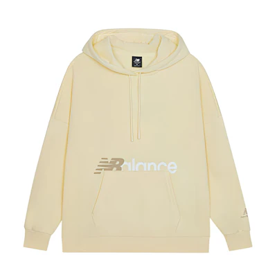 (Women) New Balance Logo Printed Pullover Sweatshirt Yellow AWT13348-ATY