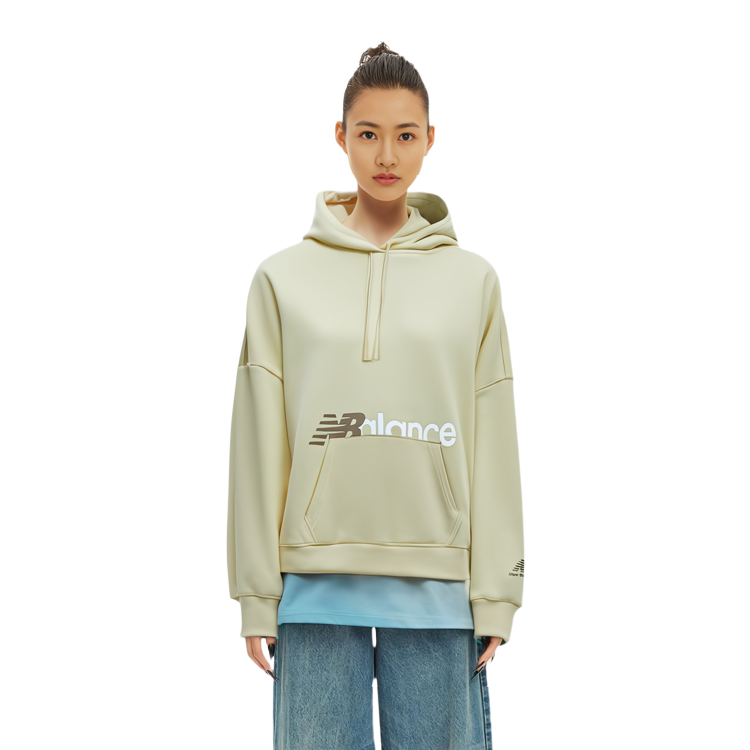 Purchase (W) Sudadera Amarilla con Logo Impreso New Balance. AWT13348-ATY