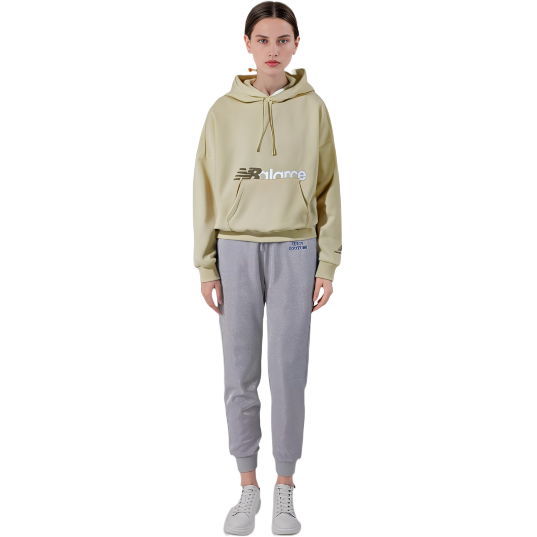 Cheap (W) Sudadera Amarilla con Logo Impreso New Balance. AWT13348-ATY